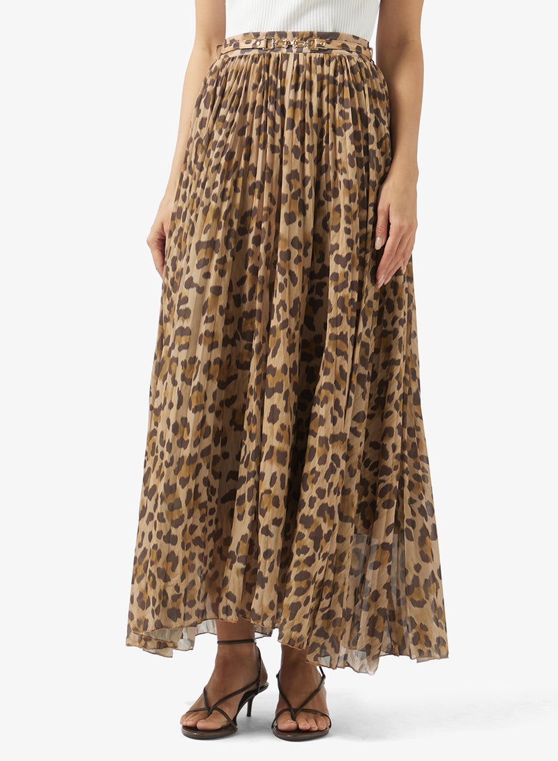 ELLA Animal Print Top & Skirt Set - Image 4