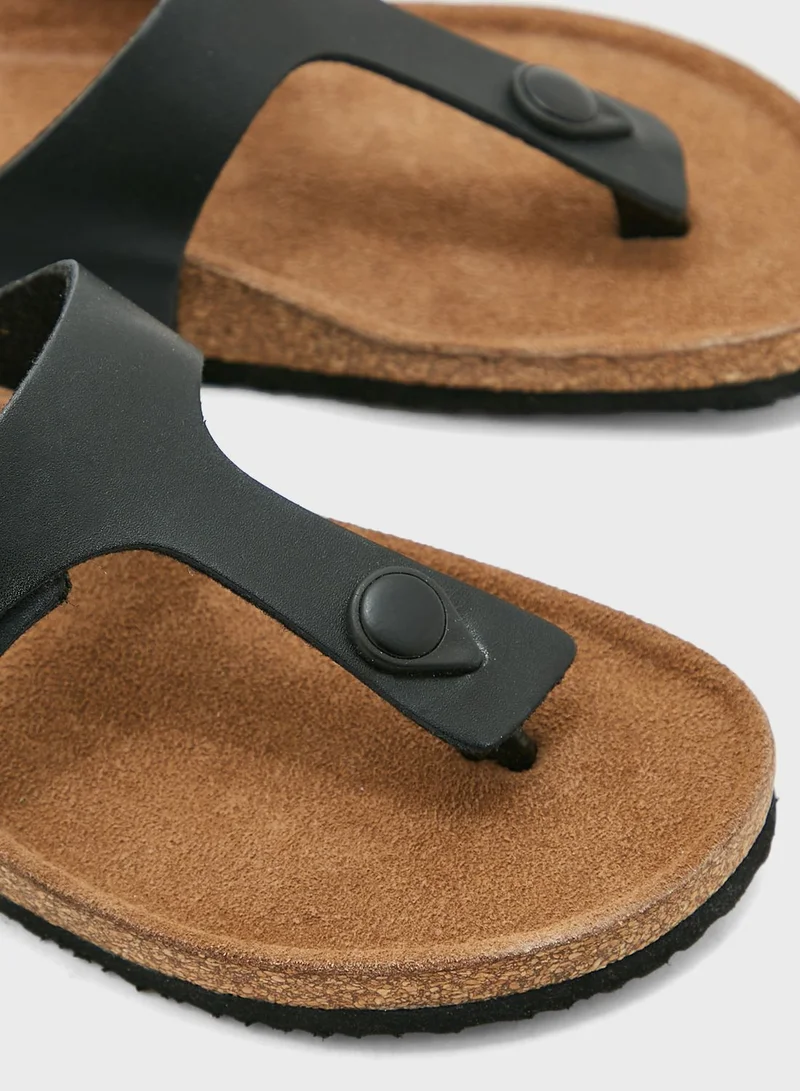 Hush Puppies Casual T-Strap Sandals