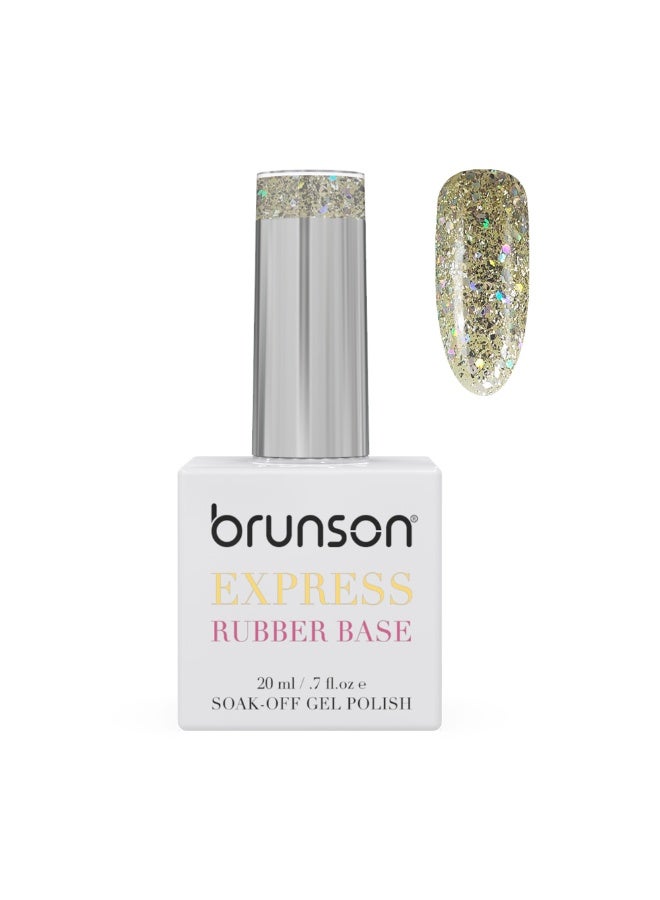 brunson Rubber Base Gel Nail Polish 20Ml - French Rubber Base Coat Long-Lasting, Durable And Chip-Resistant Nail Strengthener Gel Nail Polish Base Coat For Manicure And Pedicure
