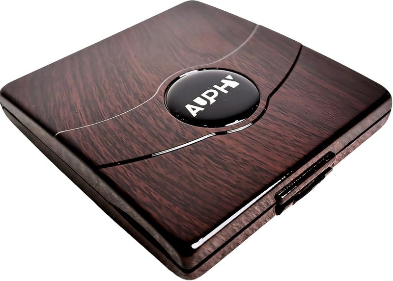 AUPHY Store Reeds Case for Clarinet Reeds Saxophone Reeds,Holds 8 Pieces for Multi-Instrument Reed,Rosawood Grain PC Material - Image 2