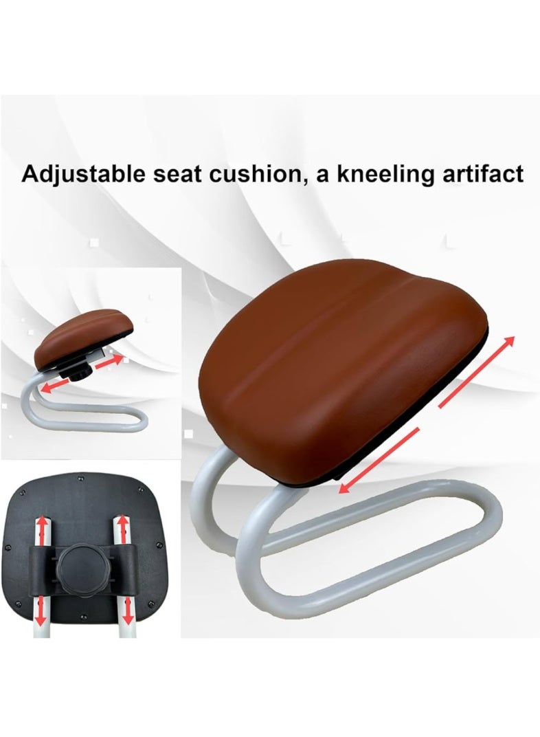 كرسي صلاة قابل للتعديل، كرسي الركوع الإسلامي، وضعية العبادة المريحة، مع غطاء غير منزلق مبطن من الإسفنجة من وحدة الوحدة - Image 3