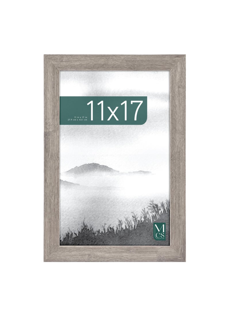 MCS MCS Museum Poster Frame 11x17 Barnwood Vertical  Horizontal Wall Hanging Large Picture Frame for Photos Posters  Art Prints 1Pack 