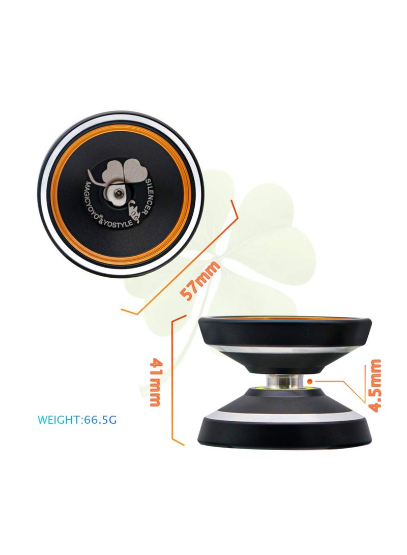Aluminum Unresponsive Yoyo with Holster, Glove, and 6 Replacement Strings - Perfect for Kids, Boys, and Girls! - Image 4