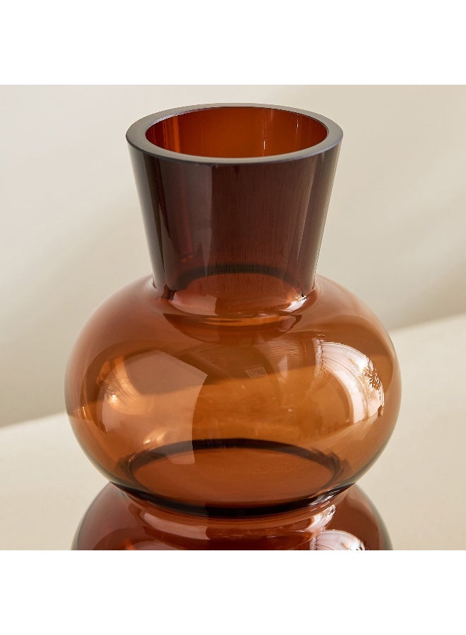Home Box Pedro Decorative Heavy Glass Vase - 12x20 cm - Image 3