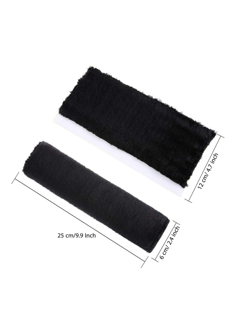 Excefore 4 Packs Car Seat Belt Pads Cover, Soft Comfort Comfortable Genuine Sheepskin Safety Seat Belt Strap Cover Shoulder Pad For Adult & Kid Car Use, Also Good For Backpack, Shoulder Bag & More - Image 4