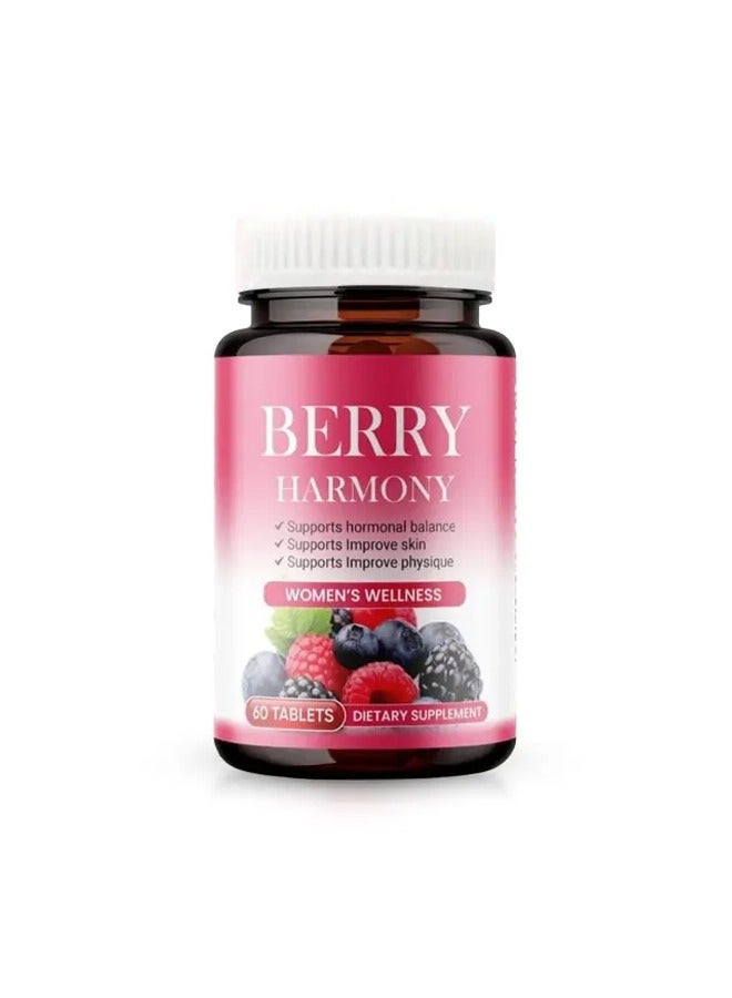 elicare Berry Harmony Women's Wellness 60 Tablets - Image 1