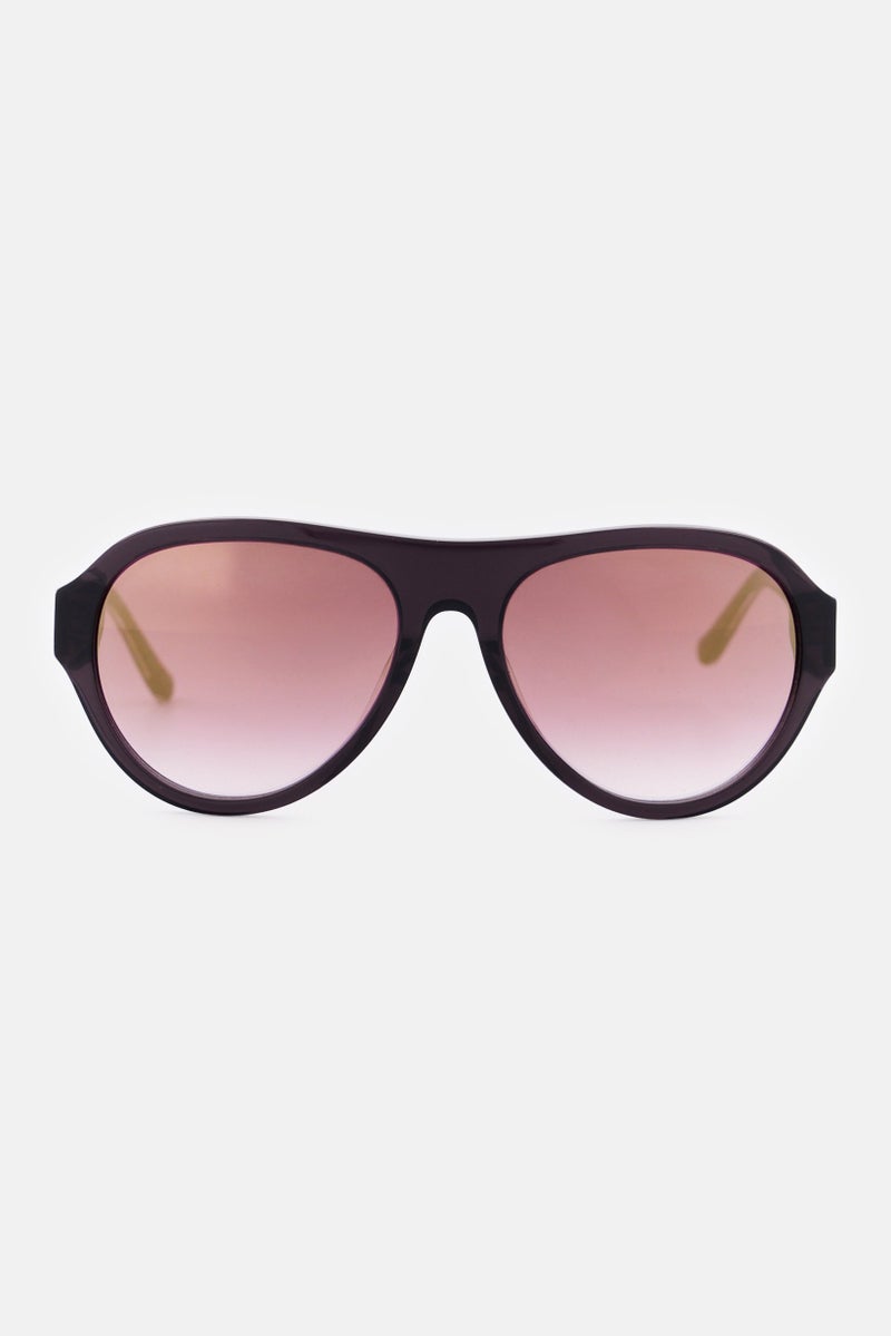 DKNY Women DO514S Aviator Sunglasses, Black - Image 1