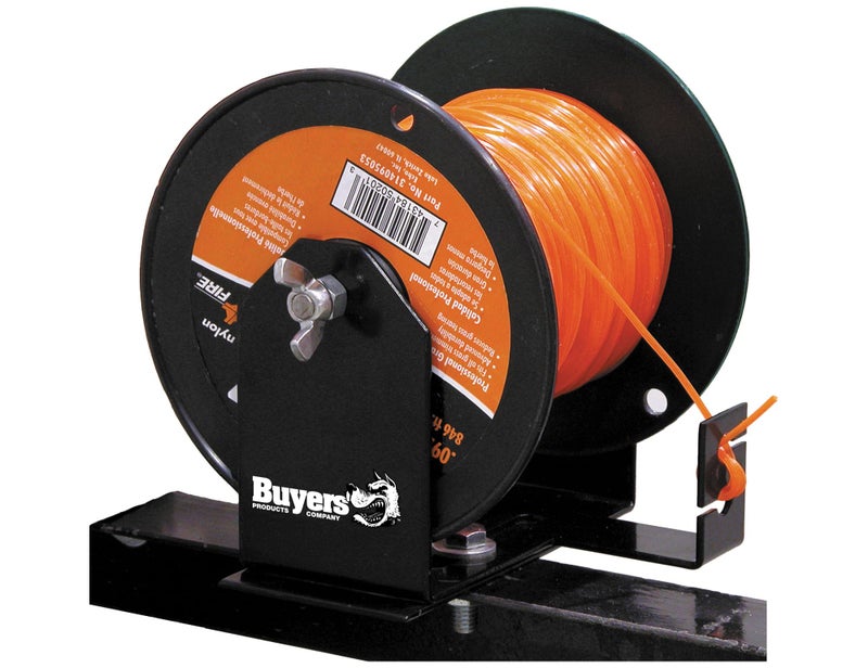 Buyers Products Company Buyers Products LT40 Weed Wacker Commercial Trimmer Line Holder w/ Mounting Hardware & Low Profile Steel Bracket Supports 3 Pound Spools, Made In The USA, Landscape Trailer Organization Accessories  - Image 1