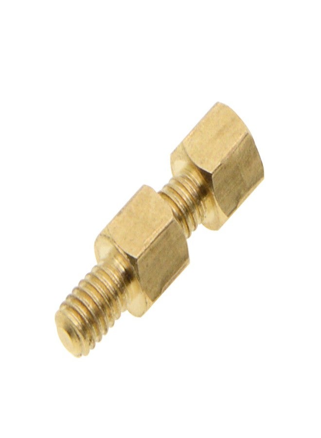 Saim Brass Female Male Threaded Hex Standoff Spacer M4x5mm+6mm 60 Pcs - Image 4