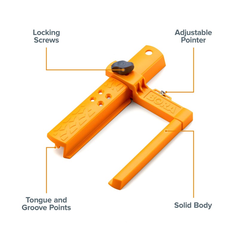 Bora Jigsaw Guide For WTX or NGX Clamp Edge. Use for making Straight Cuts & As A Steady Guide for your Jigsaw -542009 - Image 2