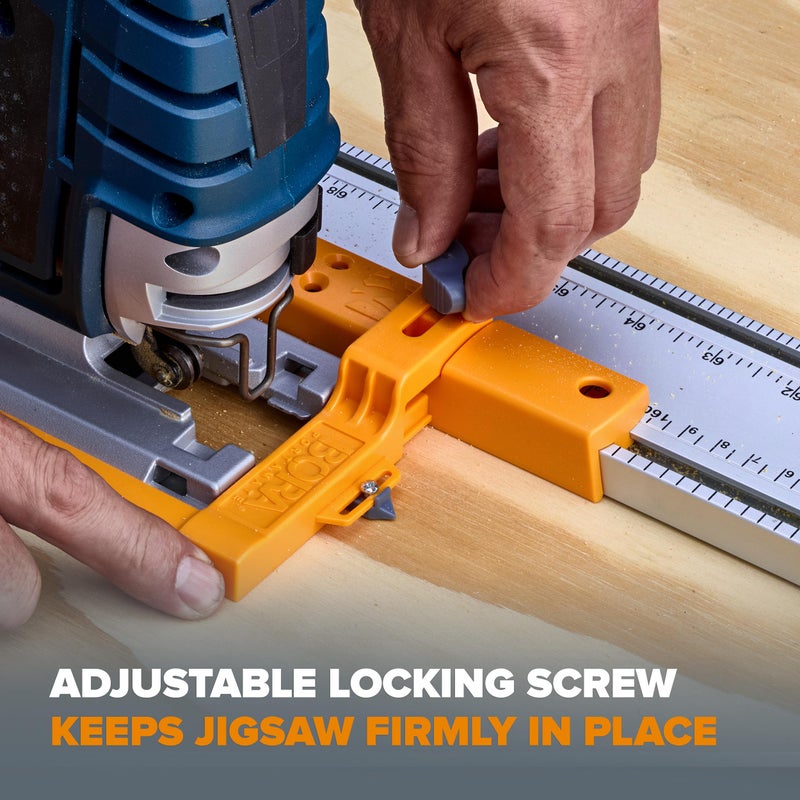 Bora Jigsaw Guide For WTX or NGX Clamp Edge. Use for making Straight Cuts & As A Steady Guide for your Jigsaw -542009 - Image 4