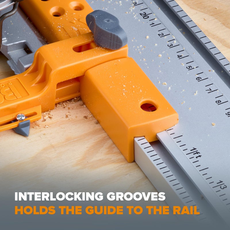Bora Jigsaw Guide For WTX or NGX Clamp Edge. Use for making Straight Cuts & As A Steady Guide for your Jigsaw -542009 - Image 3