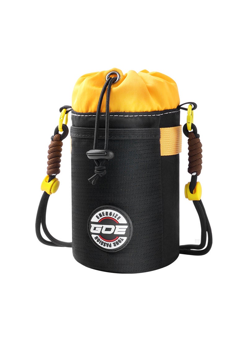 Generic New Cartoon Fashion Bike Bottle Bag Black and Yellow 