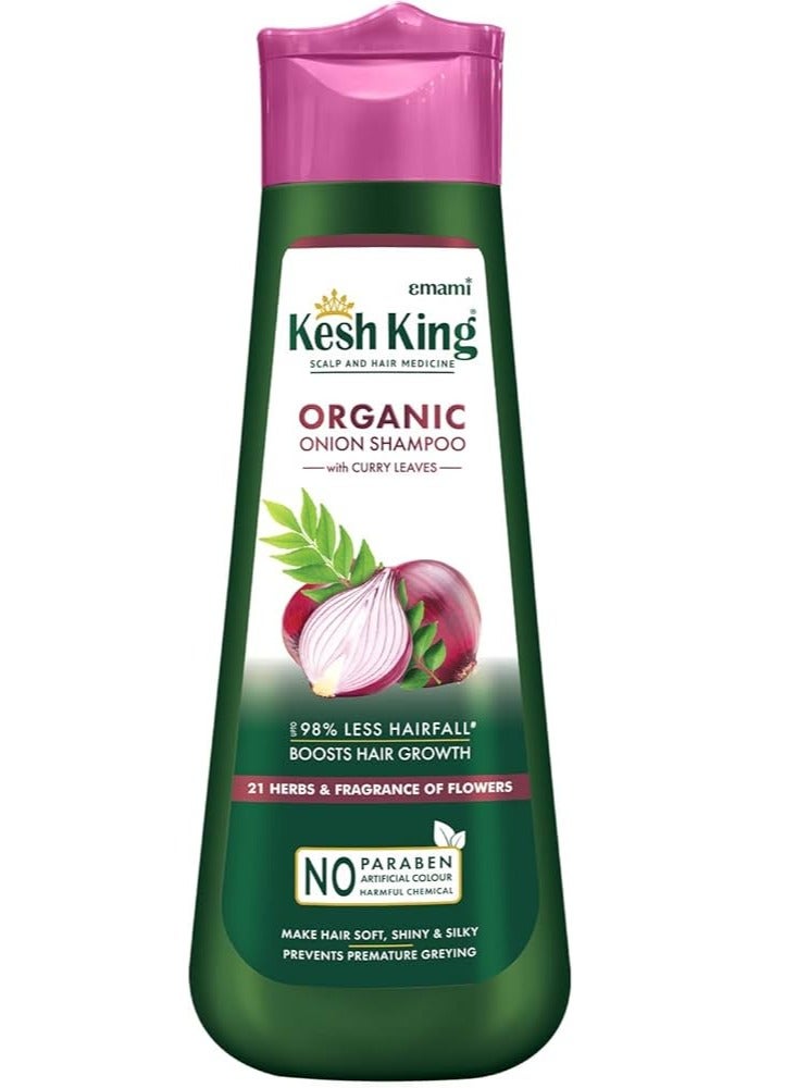 Kesh King Ayurvedic Organic Onion Shampoo with Curry Leaves 300ml - Image 1