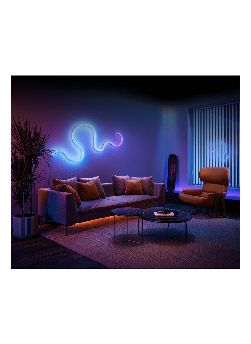 Xiaomi Xiaomi Smart Lightstrip Pro | Soft Uniform Colours | Sound Reactive Light | RGB Gaming Light Effects | Plenty of pre-Set Modes| Built in Microphone | White  - Image 4