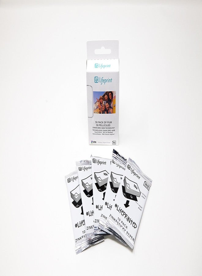 Lifeprint 50 pack of film for Lifeprint Augmented Reality Photo AND Video Printer. 2x3 Zero Ink sticky backed film - Image 3