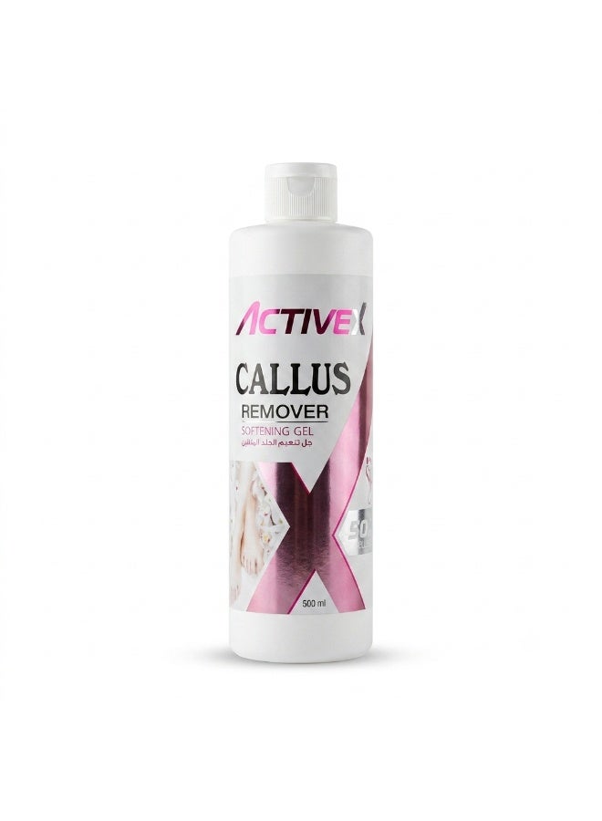 ActiveX Professional Callus Remover Gel for Foot Care and Pedicure Treatments, Softens Hard Skin and Calluses, 500ml - Image 1