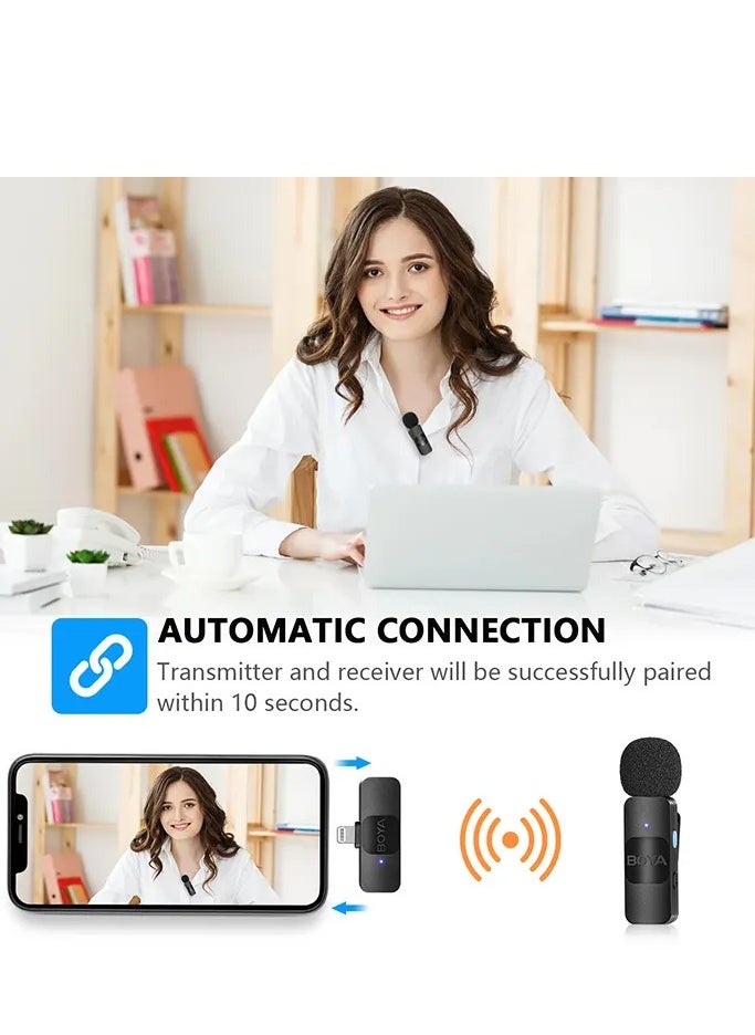 BY-V2 Ultracompact Wireless Microphone System for iOS Devices (2.4 GHz)