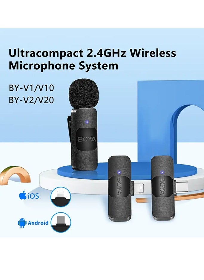BY-V2 Ultracompact Wireless Microphone System for iOS Devices (2.4 GHz)