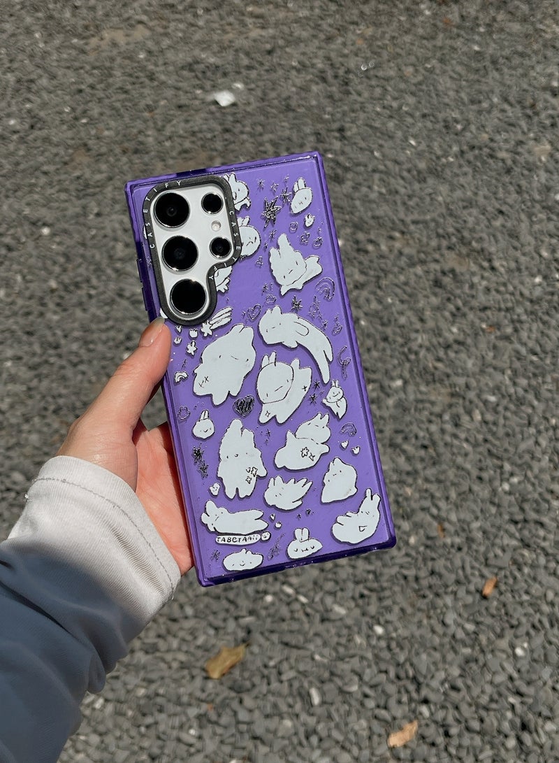 Casetify Samsung Galaxy S24 Ultra Case - 'Mystic Clouds' - Enchanted Bunnies Series - Image 2