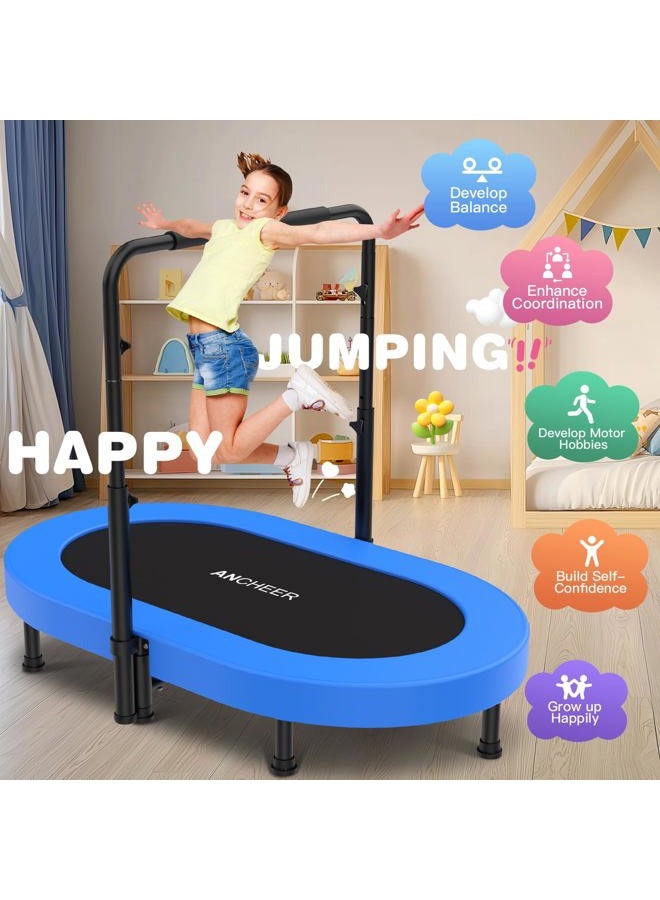 ANCHEER Mini Rebounder Trampoline with Adjustable Handle for Two Kids, Parent-Child Twins Trampoline - Image 5