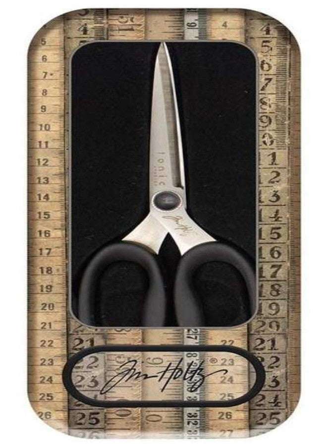 Tim Holtz Haberdashery Scissors - Bundle of Two Pairs of Soft Grip Snip Scissors, 5" and 6" - Image 3