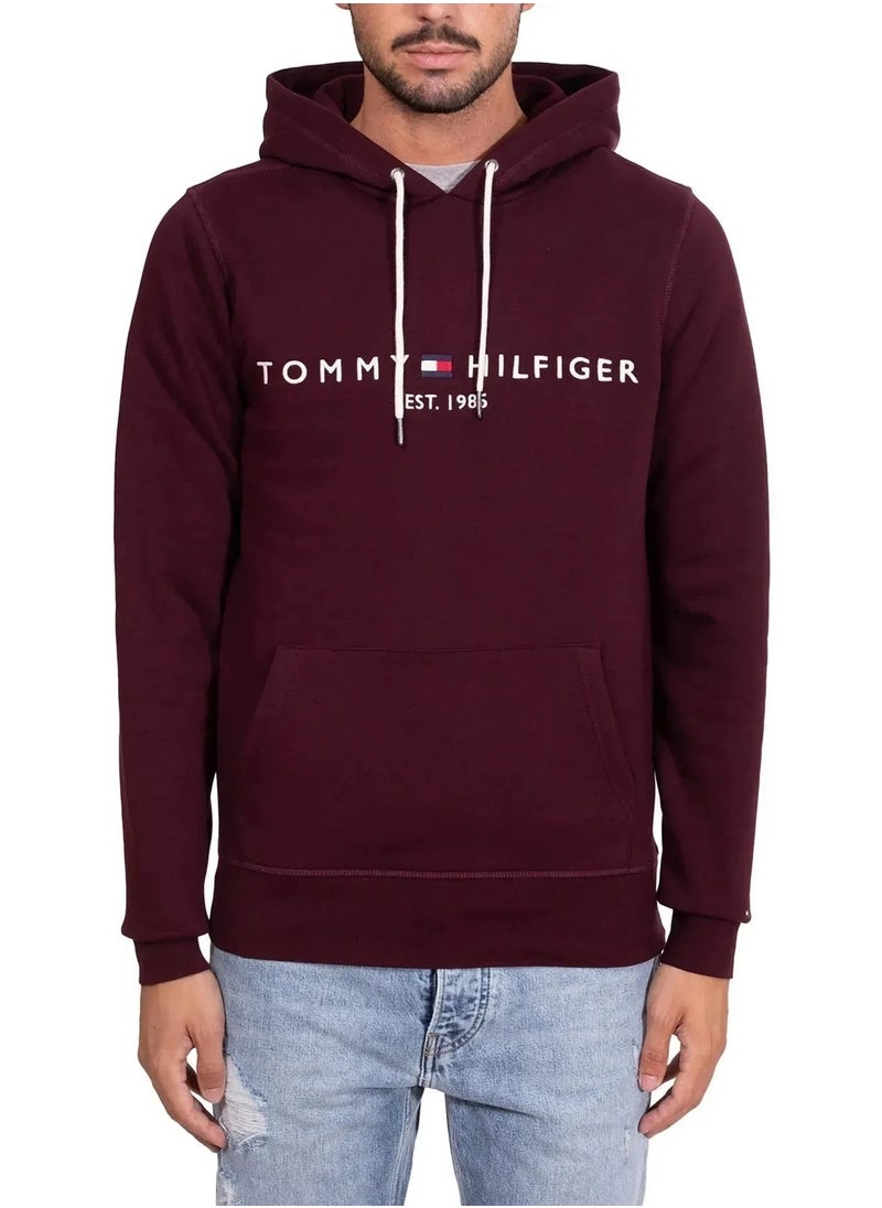 Tommy Hilfiger Sport - Men Hooded Sweatshirt Burgundy - Image 1
