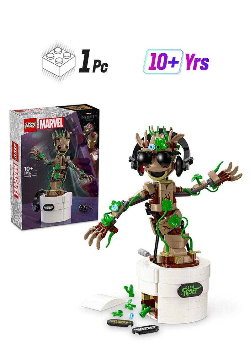 LEGO Marvel Dancing Groot Buildable Animated Toy 76297 (459) Pieces  - Image 1