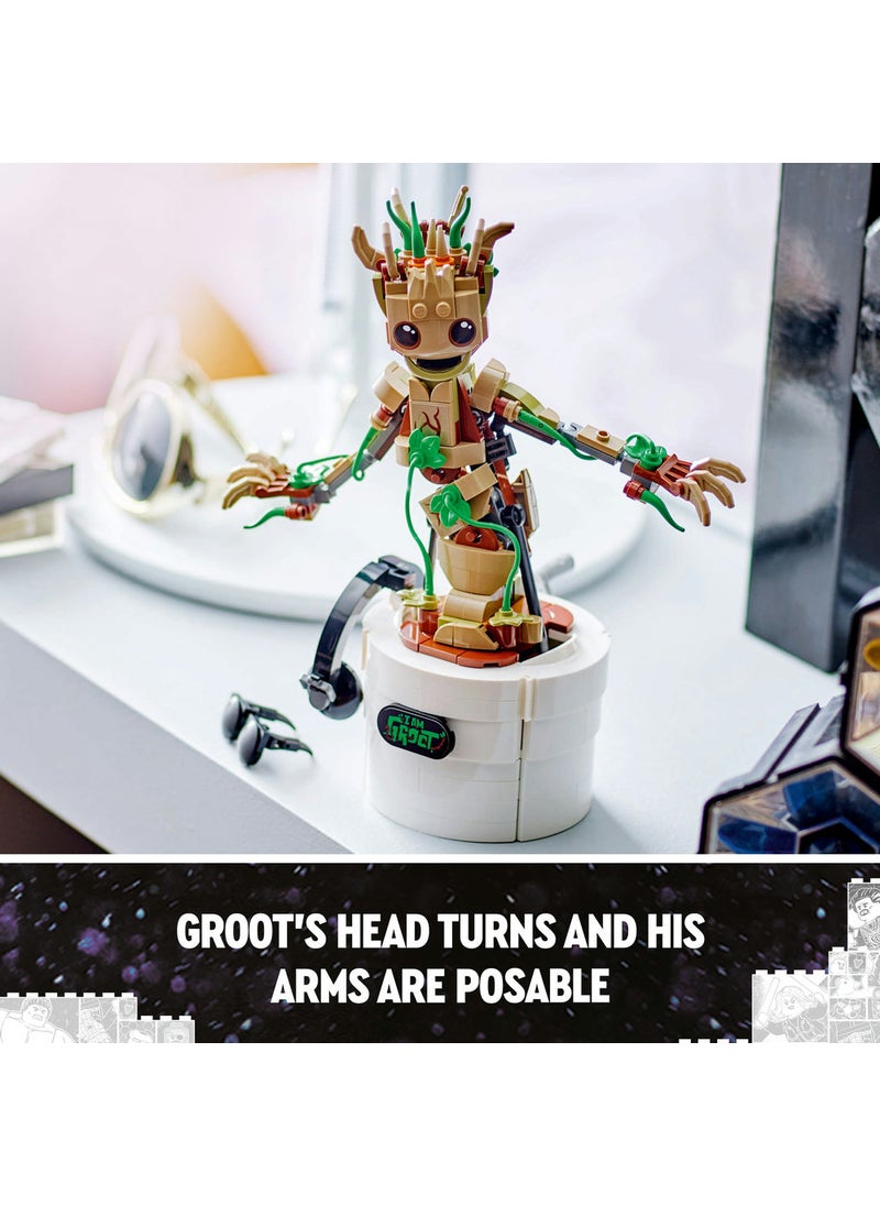 LEGO Marvel Dancing Groot Buildable Animated Toy 76297 (459) Pieces  - Image 5