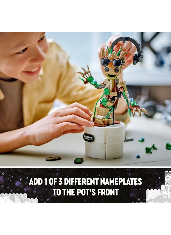 Marvel Dancing Groot Buildable Animated Toy 76297 (459) Pieces