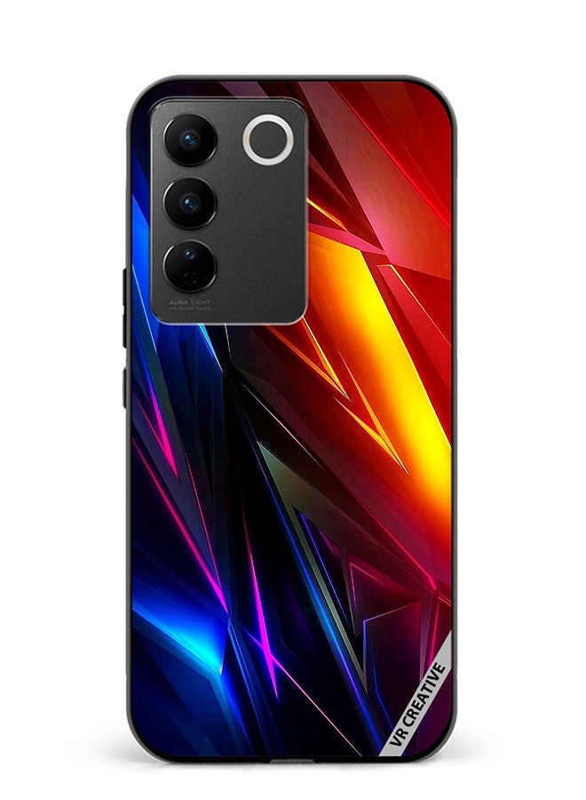 VR CREATIVE Protective Case Cover For Vivo V27e Design Multicolour - Image 1
