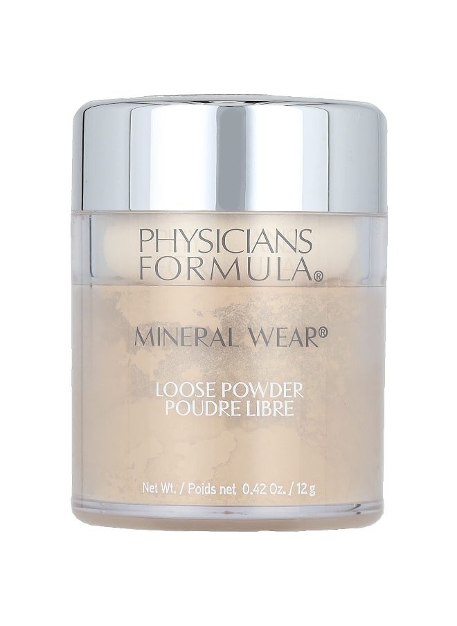 Physician's Formula Physicians Formula, Mineral Wear, Loose Powder, PF10949 Creamy Natural, 0.42 oz (12 g)  - Image 1
