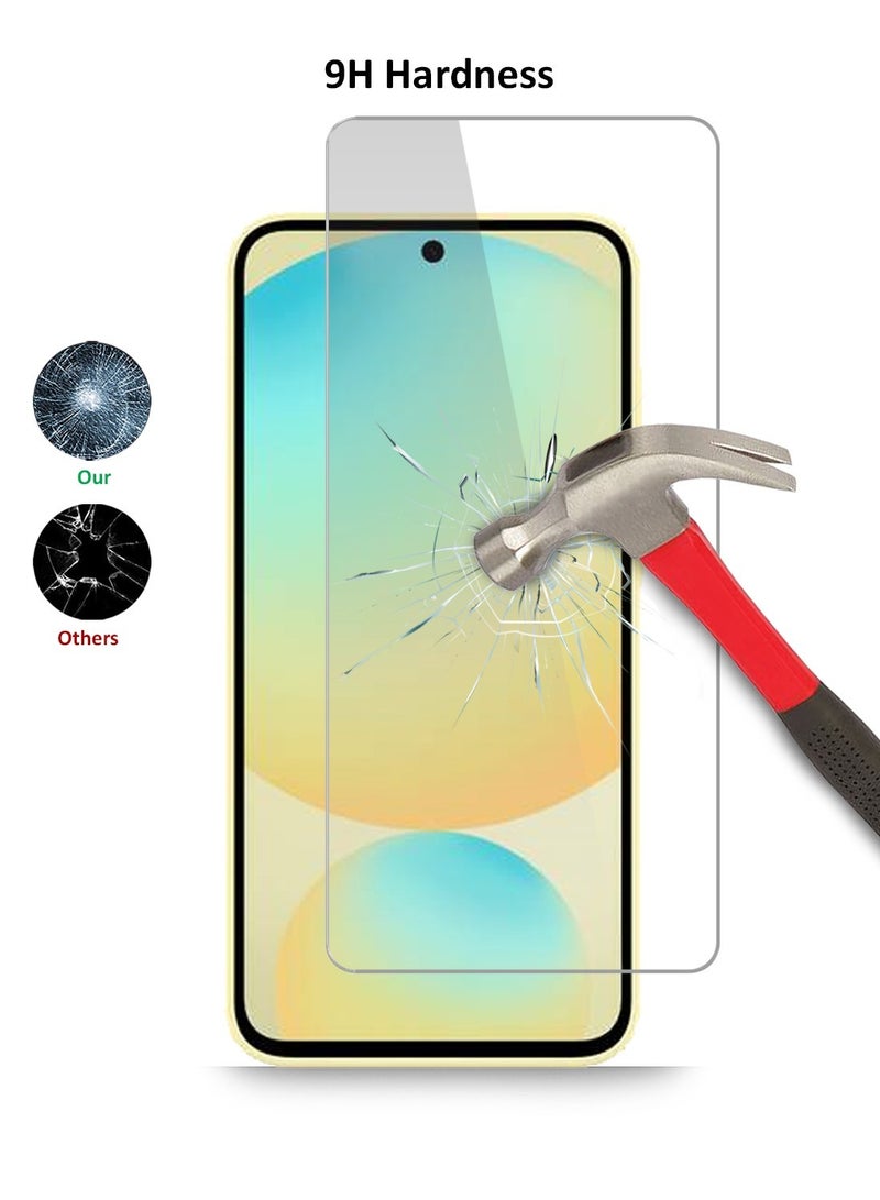 Techie حماية شاشة زجاجية مقساة HD لجهاز سامسونج جالاكسي S24 FE - مضادة للانعكاس ومضادة للفقاعات بصلابة 9H وسمك 0.33 مم وحواف مدورة وسهولة في التركيب - Image 5