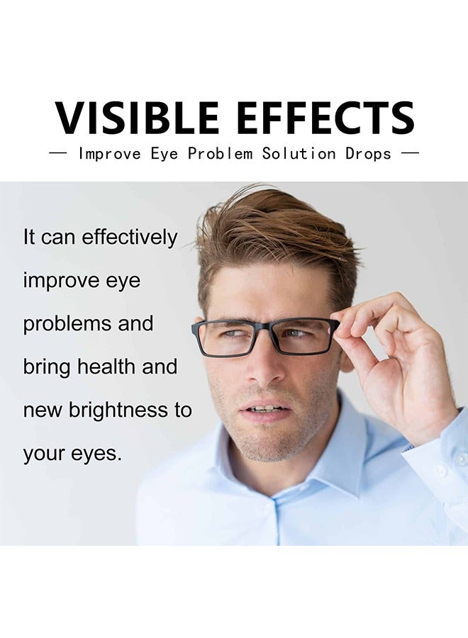 ximonth Myopia Reversal Eye Drops, Relieve Eye Fatigue, Bright and Soothing Dry Eye Liquid, Eye Drops for Improving Eye Diseases, Dry Eye Therapy Lubricant Eyedrops - 13ML  - Image 3