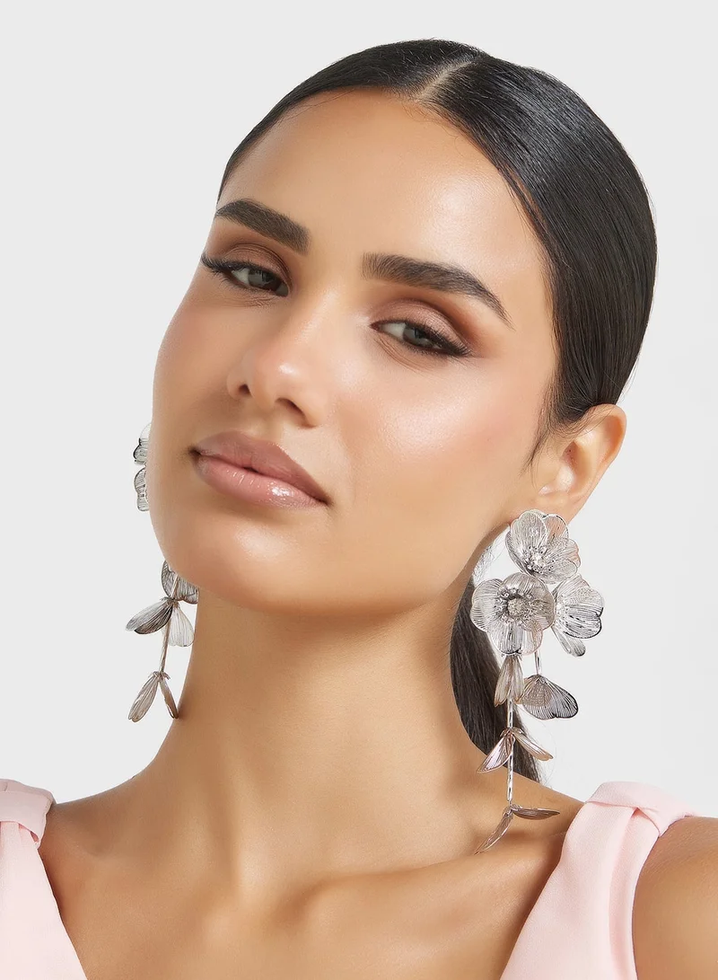 Floral Drop Earrings