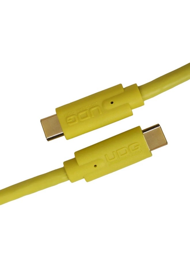 UDG Ultimate Data Cable USB 3.2 C-C, Yellow, Straight, 1.5 m - Image 1