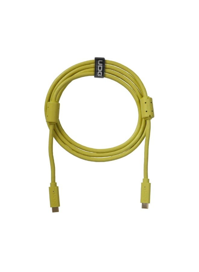 UDG Ultimate Data Cable USB 3.2 C-C, Yellow, Straight, 1.5 m - Image 2