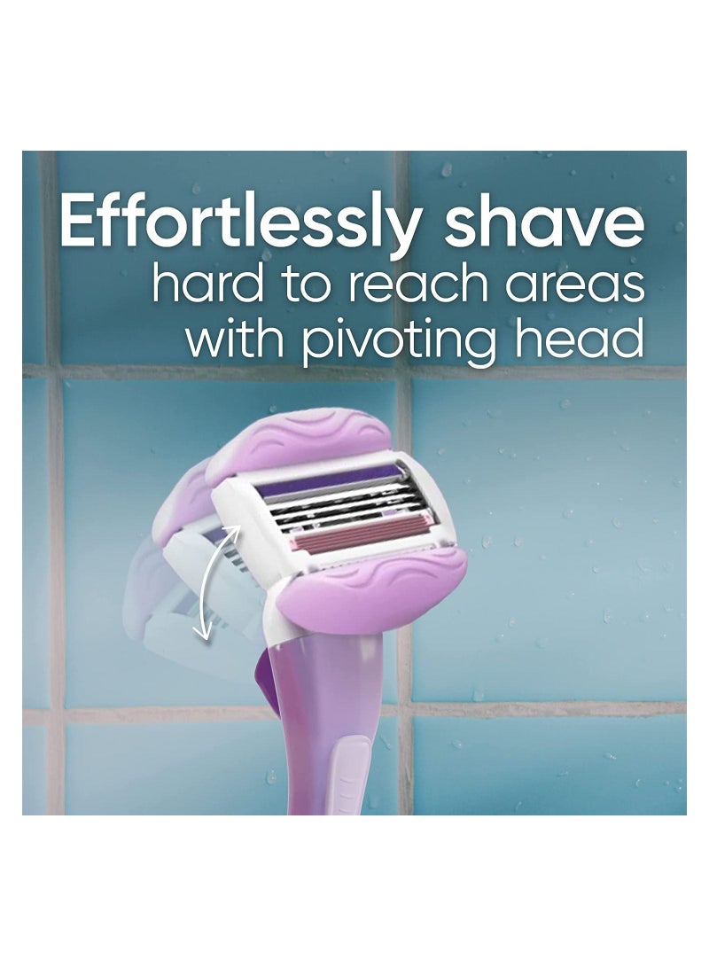 Venus Gillette Venus Comfort Glide Freesia Women's Razor - 1 handle + 2 refills - Image 5