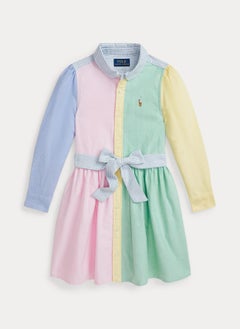 POLO RALPH LAUREN Kids Colorblock Belted Dress  - Image 1