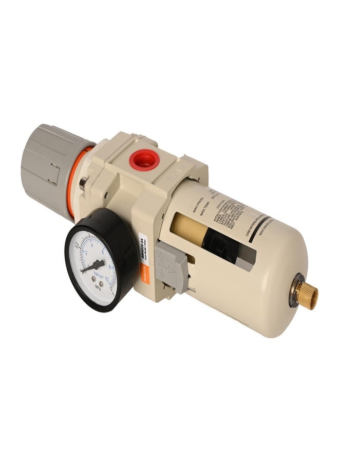 هايكو فلتر ومنظم هواء HYCO مع مقياس لوحدات ضاغط الهواء (1/2 بوصة AW 4000-04 مع واقي) - Image 5