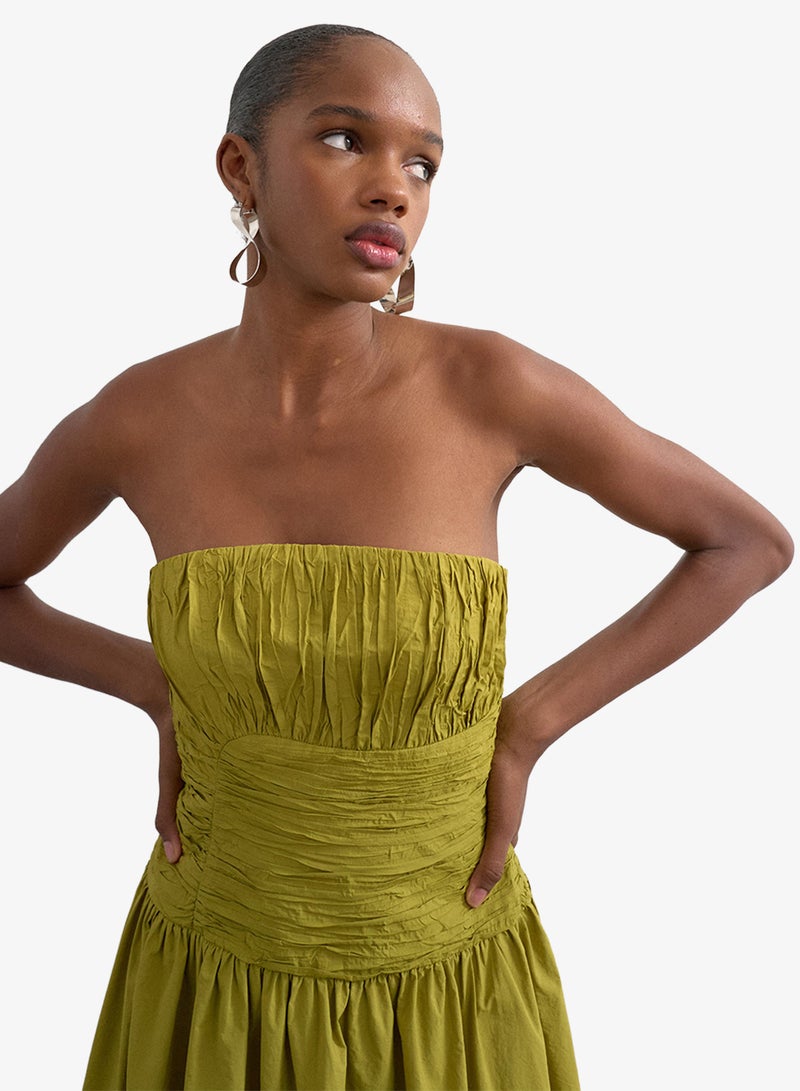 TOPSHOP Bubble Hem Woven Dress - Image 3