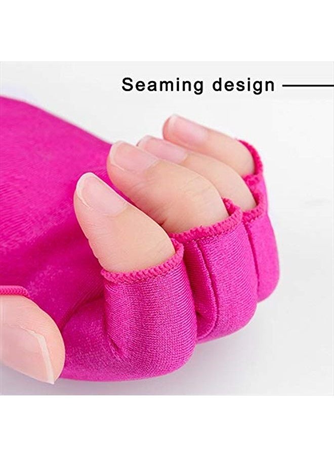 Anti UV Gloves for Nail Lamp Light Manicure Gloves UV Protection Gloves Fingerless UV Light Gloves for Gel Nail Lamp Hand UV Protection Gloves