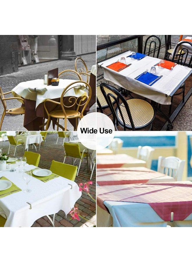 Supvox® 8Pcs Table Clip, Table Cloth Clips, Stainless Steel Large Table Cover Clamps Table Cloth Holders, 7.5cm Heavy Duty Picnic Table Clips, Table Cloth Holders Ideal for Home, Picnic, Party - Image 4