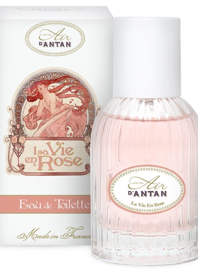 Un Air d'Antan عطر الورد للنساء - عطر الورد بحجم السفر للنساء - عطور نسائية فاخرة - فكرة هدية فرنسية - عطور للنساء - أو دو بارفان للنساء - Image 1