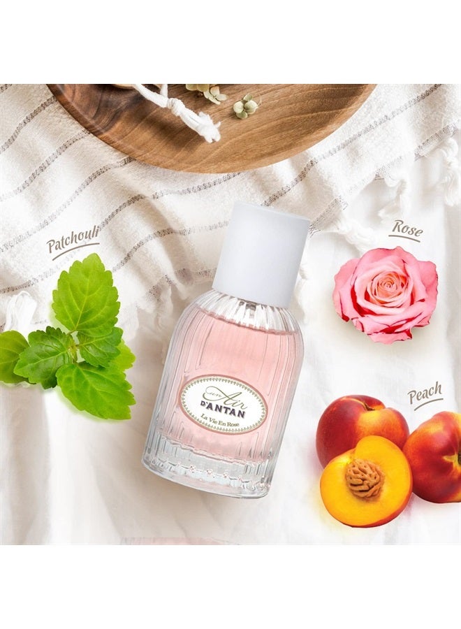 Un Air d'Antan عطر الورد للنساء - عطر الورد بحجم السفر للنساء - عطور نسائية فاخرة - فكرة هدية فرنسية - عطور للنساء - أو دو بارفان للنساء - Image 2