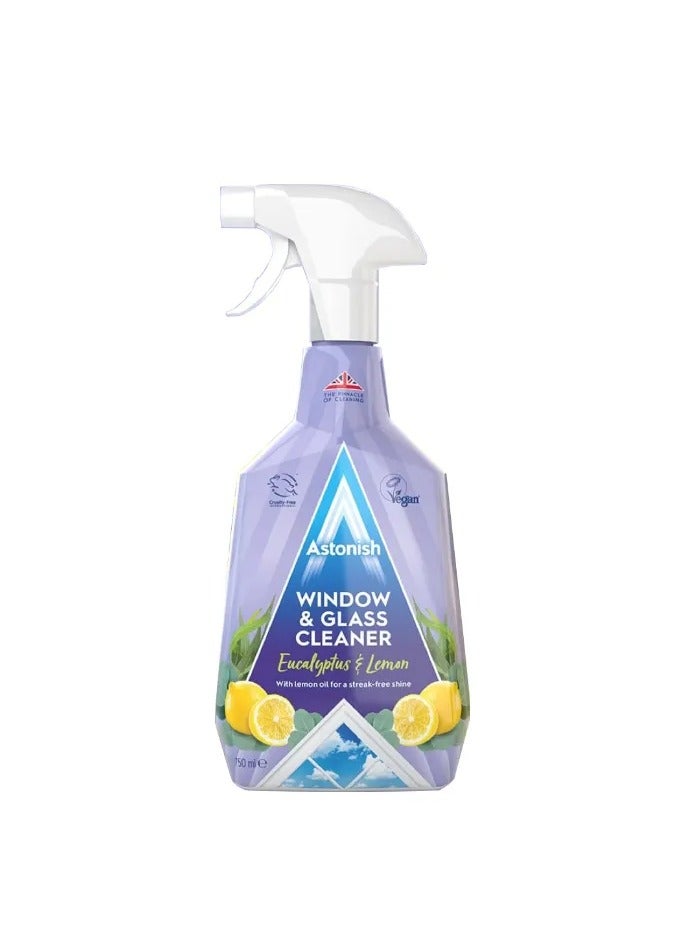 Astonish Window & Glass Cleaner Eucalyptus & Lemon 750ml