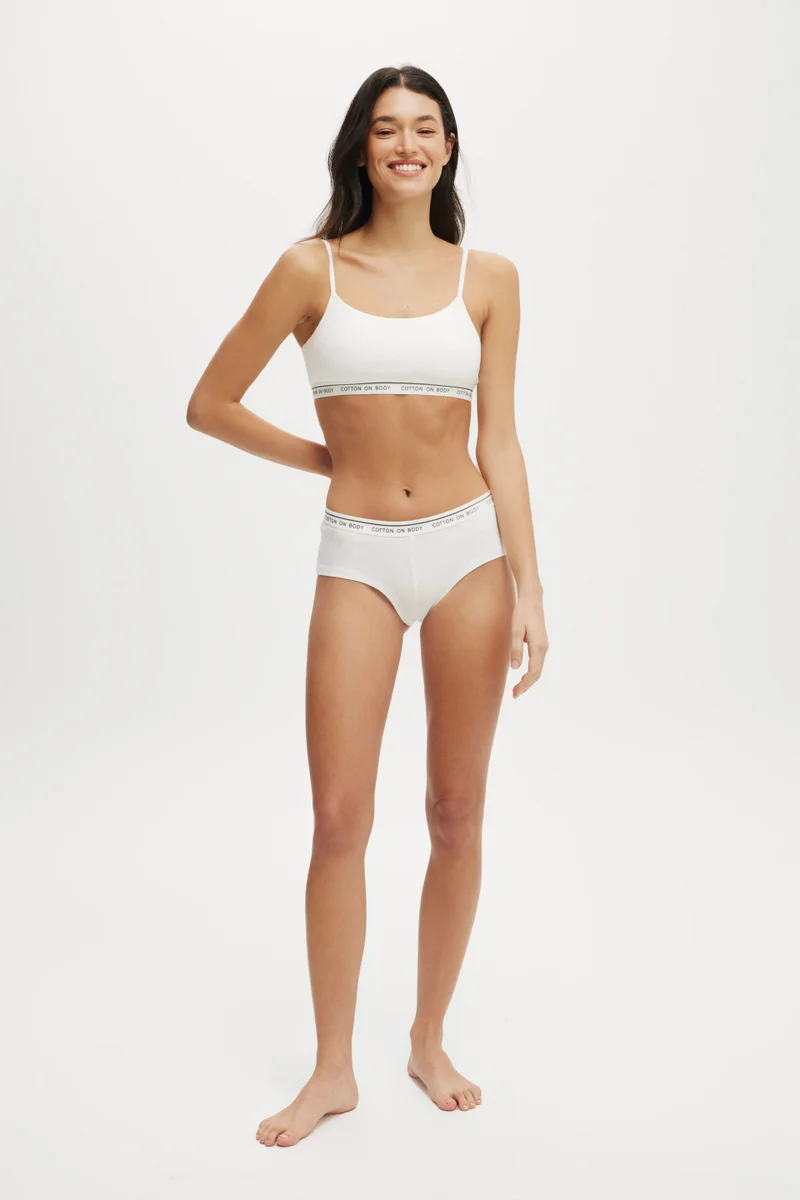 Body BRANDED COTTON CHEEKY BOYSHORT