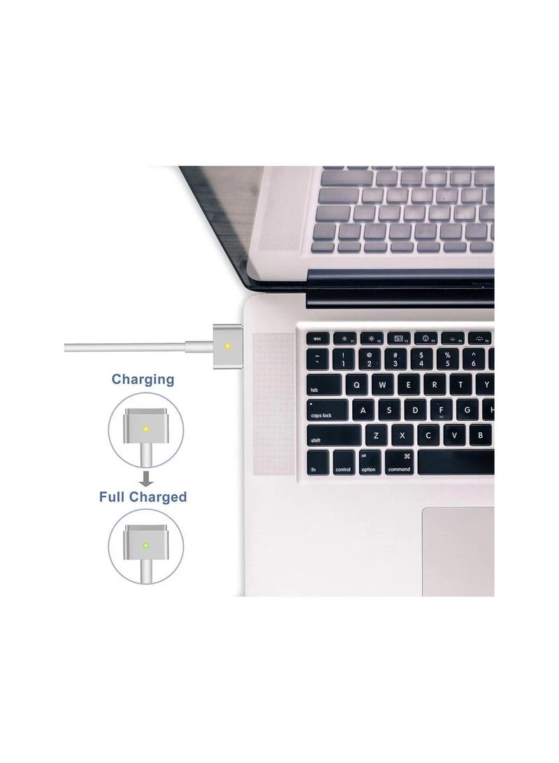 85W Magnetic T-Tip MacBook Pro Charger Cable Replacement for MacBook 13, 15, and 17-inch MacBook Pro 2012~2015 Model A1424 A1398 A1425 A1502