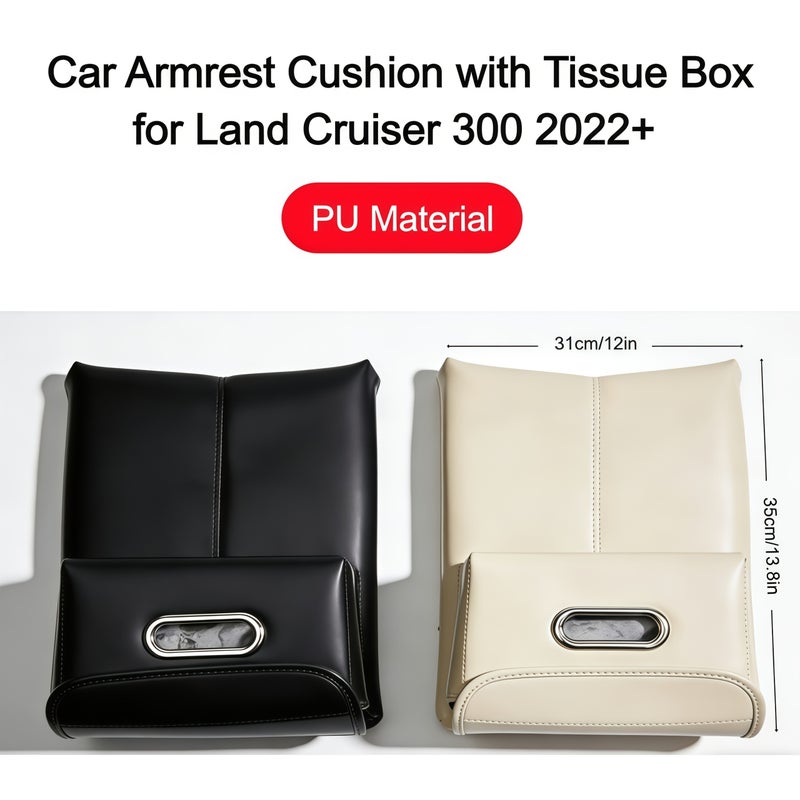 2022-2025 & 2026 TOYOTA Land Cruiser LC300 Armrest Box Cushion - Resilient Foam, Easy Install &  Clean - Image 3