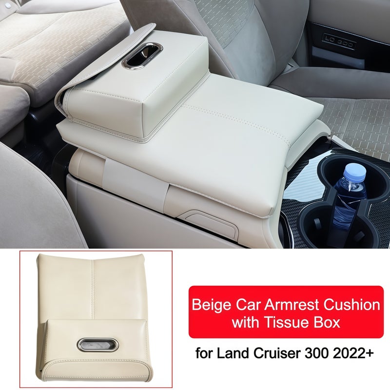 2022-2025 & 2026 TOYOTA Land Cruiser LC300 Armrest Box Cushion - Resilient Foam, Easy Install &  Clean - Image 2